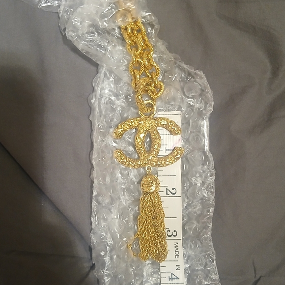 CHANEL Lava Cocomark 1993A Gold Chain Necklace - Picture 5 of 5